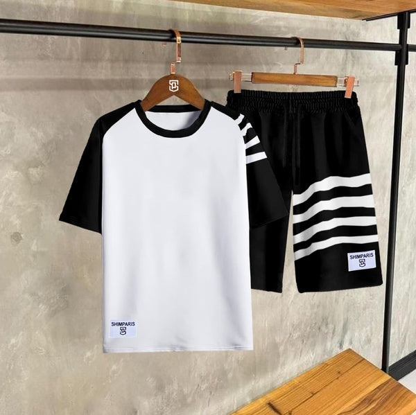 Men's Oversized 4-Stripe Set SH